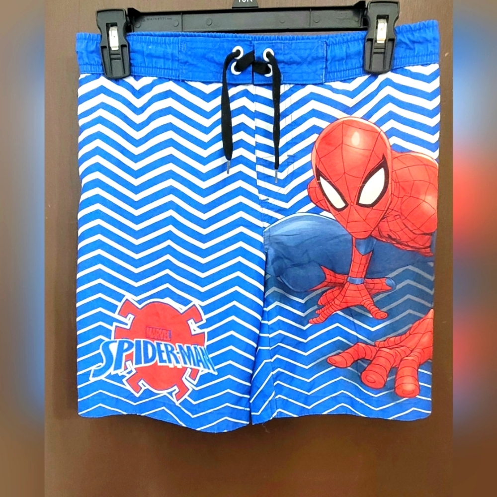 Marvel Spider-Man Zigzag Blue Shorts